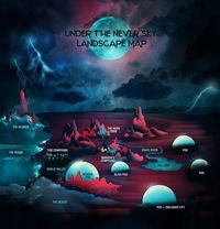 UNDER THE NEVER SKY Landscape Map via EpicReads