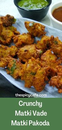 This matkiche vada / matki pakode is a delicious vegan, plant-based & gluten-free snack recipe. These vade / pakode / fritters make perfect evening snacks. These are delicious in taste & very addictive. how to make pakoda | matki pakoda recipe | sprouts pakoda recipe | matki sabji | pakoda recipe #matki #vadarecipe #snacks #indiansnacks #vegan #vegansnacks #glutenfree #snackrecipes #streetfood #matkisabji #pakoda #pakora #pakodarecipesindian #fritters #fritterrecipes #deepfry #deepfried #food