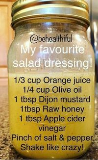 #applecidervinegar #homemadedressing #diysaladdressing #saladdressing #refreshing #dres… | Salad dressing recipes homemade, Homemade salad dressing, Homemade salads