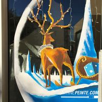 Vitrine de Noël – Vitrine & Peinture Décorative – VitrinePeinte / Peinture vitrine & Décoration sur vitre