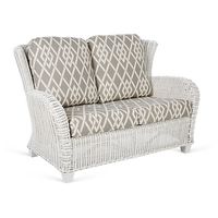 Myrtle 53" Loveseat, Gray/Cream