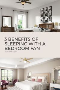 Here at Del Mar Fans & Lighting, we understand how important sleep is and how hard it can be – especially in our modern age with all of the distractions and technological overstimulation. In order to get a healthy amount of rest and feel energized in the morning, a comfortable sleeping environment is key.