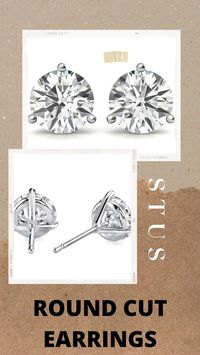 Brilliant Round Cut Colorless Moissanite Earrings, Classic Stud Earrings, Gifts For Her, 3 prong Solitaire Earrings, Wedding Gifts For Bride ✥ Description of Earring: ● Moissanite Details: → Stone Shape: Round Cut → Stone Size: 1.50CTW ; (2 PCS) → Measurement: 6.0 mm → Stone Color: Colorless → Stone Clarity: VVS → Stone Luster: Excellent → Stone Make: High Quality ● Metal Details: → Metal type: Gold → Metal Purity: 14 KT → Metal Tone: White → Metal Stamp: Yes ● Closure: Push Back Screw Back