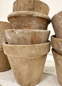 Aging Terra Cotta Pots