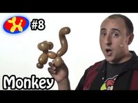 One Balloon Monkey - Balloon Animal Lessons #8 - YouTube