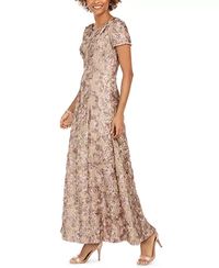 Alex Evenings - A-Line Rosette Dress