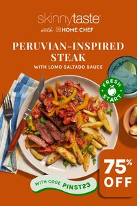 Kick off the new year with carb and calorie conscious recipes from Skinnytaste and Home Chef! Look for the Fresh Start badge on the menu and get balanced meals delivered to your door. Sign up and get 75% off your first box + more free meals!