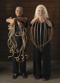 In 2002 she entered the Guinness World Records book for the world’s longest fingernails on a female pair of hands. Description from cystine.blogspot.com. I searched for this on bing.com/images