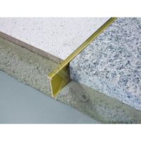 Schluter TERRAZZO-M is a decorative divider strip of solid brass that is incorporated intomarble coverings. If an item is faulty this needs to be reported within 48 hours of receiving the item. Length: 2.5m. | eBay!