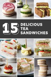 Looking for tea sandwich recipes for your next tea party? If youre looking for finger sandwiches that are adorable and tasty, Ive got them right here! #teasandwiches #fingersandwiches #fingerfood #appetizers #teaparty