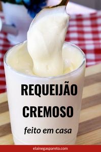 Receita fácil e muito gostosa de #requeijão Experimente! #receita #comida #cozinha #requeijãocaseiro