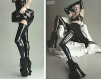 black leather bondage editorial - Google Search