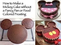 How to make a Mickey or Minnie Mouse Kit Kat Cake