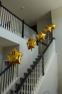Super Mario Birthday Party Balloon Stars #mario #supermario #mariobros #birthday #party #decorations #partydecor #star #balloons #favors
