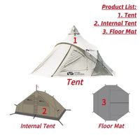 Camping Tent 5-8 People Family Outdoor Sunshade Large Space Assembled: In Germany Pole Material: Aluminum AlloyOrigin: CN(Origin)Building Type: Construction Based on NeedType: 5 + Person TentLayers: SingleOutside Tent Waterproof Index: 2000-3000 mmIs Customized: NoFabric: NylonSeason: Three-season TentBottom Waterproof Index: 2000-3000 mmModel Number: NX20561010Area: 440*440*290cmNumber of Users: 5/8Bottom material: Waterproof Polyester Cotton PU2000External account material: Waterproof Polyeste