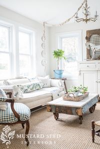 farmhouse style sofas - Miss Mustard Seed