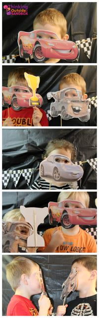 Disney CARS Photo Booth Activity #DisneySide