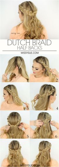 Dutch Braid Half Backs