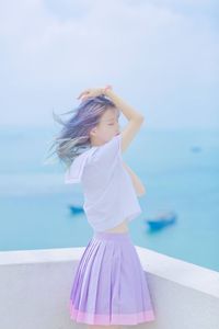 Purple smoke