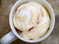 three minute cinnamon roll {in a mug} - ChinDeep