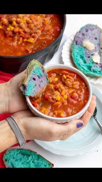 This healthy, vegan copycat Panera 10 vegetable soup recipe is the perfect rainy day meal to warm you up on a cold day. Unlike the Panera Bread version, this yummy recipe is gluten free and soy free. If you’re craving this Panera Bread soup that’s loaded with vegetables but don’t want to leave the house on a cold day to get it, you can easily make it in the comfort of your own home and for a fraction of the price. #vegandollhouse #vegan #recipe #soup #glutenfree #comfortfood #healthy #soyfree