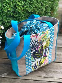 Lunch ToteBag ALOHA turquoise