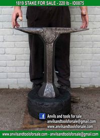 Ask for price with ID0875 on anvilsandtoolsforsale@gmail.com All pictures of all anvils on our website anvil for sale, anvils, blacksmith, blacksmiths, blacksmithing, antique tools, tool collector, swage block, stake, cone, cutler, french pig, amboss, incudine, schmied, forgeron, forge, enclume, forged, blacksmith tools, old tools, vintage tools, handtools, iron work, vise, stake, coutellier, chamouton, hulot harmel, collection, outil ancien, outils anciens, bigorne, art populaire, enclume