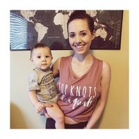 How adorable are these two in their Nine 16 gear?! 😊😊😊 .:. Thank you @melissalacount for this adorable picture!