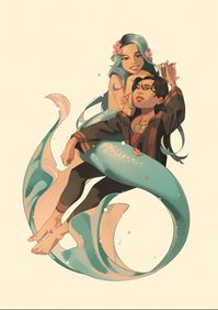Denimcatfish 🏳️🌈 na Twitterze: „Commissioned @nekokonut22 for @ganibear 's birthday. I adore everything about it. Thank you so much for the wonderful piece of us ❤❤❤ https://t.co/z8yD5y5rQH” / Twitter