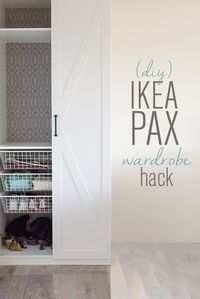 Jenna Sue: Master Makeover: Ikea Pax Door Hack ...with tips on painting Ikea laminate furniture