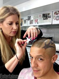 Awesome collection of pictures from the set from Theo Rossi's perspective!
