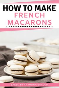 Step-by-step tutorial for how to make French macarons. You can't go wrong with this perfected macaron recipe. You get soft chewy shells with the signature "feet" every single time!