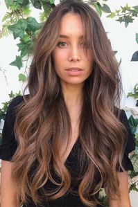 Dark brown hair is beating all the charts these days. And there is no wonder why, as all these hues of brown are so versatile that it is difficult not to fall in love with them. Besides, highlights for dark brown hair are in no case lagging behind. The choice is always yours, but we can’t but point out that in case you are looking for a shade to help you appear pretty strict, do not hesitate and opt for colder hues.#haircuts#hairstyles#haircolor