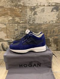 #Scarpe Interactive #Hogan #Donna, in tessuto tecnico e nabuk, colore Tex Blu,con logo a lato in rilievo, suola in gomma,prezzo #Outlet vieni a scoprire l' #offerta