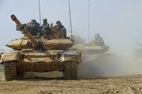100%™ 2001-pr. T-90S Breaktrough l Bhishma | Russian tank. Indian Army