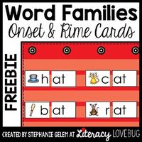 Word Families: Short A CVC Onset and Rime CardsA perfect literacy activity for centers, guided reading, remediation and intervention!This file contains short A word family cards. All words follow the CVC pattern. Each word is broken into the onset and rime.