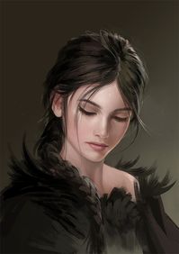 Female Aasimar (Protector) -- Eldrea Bramnere
