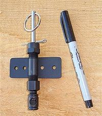 The Mini-Sentry trip alarm uses a readily available, inexpensive .22 caliber concrete gun load or .22 blank, and is constructed of machined brass, steel and stainless. It can be used to alarm large areas with a trip wire, gates, pastures, meadows, doors, vehicles, equipment, products and more. The Mini –Sentry can be installed with a zip tie, wire or screws. A distinct advantage to a trip wire with a gun shot repeat is the trespasser knows that you are aware of his presence – a huge deterrent.