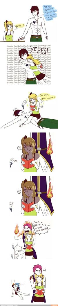 Poor Gray, I like Juvia in the last panel
