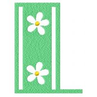 Machine Embroidery Designs - Daisy Days Alphabet Set
