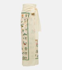 Agua by Agua Bendita - Cover-up Lavanda aus Baumwolle und Seide | Mytheresa