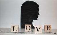 Simple Black & White Heart Banner | love my simple home