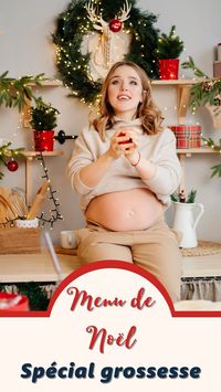 On vous donne des idées de Menus pour Noël adaptés à la grossesse et qui plairont à toute la famille ! 🎅 ✨ En entrée : - Toast de foie gras (stérilisé) sur pain d’épices grillé et gelée de groseille ou de pomme ou Verrines avocats, crevettes et fromage frais ✨En plat : - Saumon en croûte à la crème d’oseille - Chapon farci accompagné de pommes noisette et de haricots verts. ✨En dessert : Bûche glacée Pain d’épices et sa compote de poire + d'idées ici : https://bit.ly/3ILQpaT