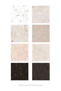 Neutral Stone Backgrounds Clipart Set Speckled Texture - Etsy