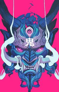 ArtStation - Oni Mask 01, Chun Lo