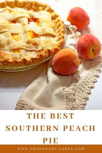 This Fresh Peach Pie combines ripe summer peaches, spices and sweetness under a delicate buttery and flaky crust! #pie #peachpie #peaches #peach