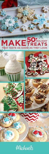 Be the talk of the Christmas party with cookies, brownies and cakes that not only look like they came from a fancy bakery, but they taste like it too! Michaels has recipe ideas and baking supplies to help you make this holiday merry.