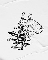 Alan Gehri on Instagram: "☾ feed me - - - #ink #blackwork #blackworknow #blackandwhite #lowbrow #lowbrowart #drawing #fineliner #sketch #sketchbook #inksketch #pen #pensketch #penart #sketching #micronpen #illustration #tattoo #inking #inkwork #doodle #pendrawing #blackworkillustrations #inktober2022 #blackworkillustration #inkart #iblackworkers"