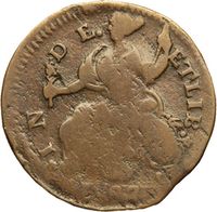 Colonial Coins | Reverse of 1787 Connecticut Copper - Miller 12-Q