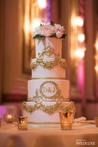 WedLuxe – Royal Wedding Vibes Achieved With Regal Pink and Gold Design | Photography By: Jasalyn Thorne Photography Follow @WedLuxe for more wedding inspiration!